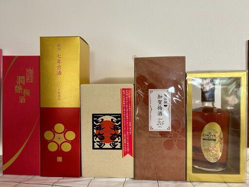 【色んな梅酒】加賀梅酒、チョーヤゴールド等