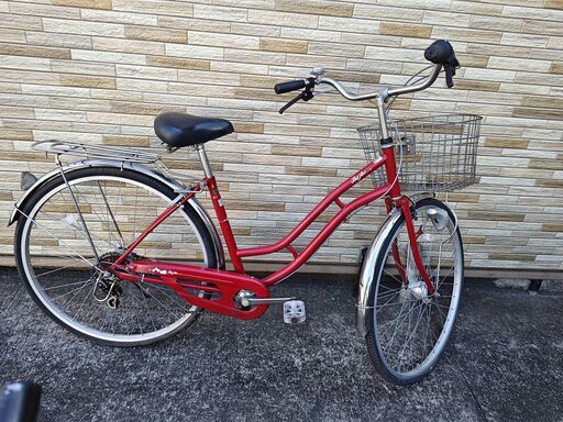 中古自転車 6段変速 27インチ LDEオートライト 軽整備済み 防犯登録対応 町田市 相模原市 MM450