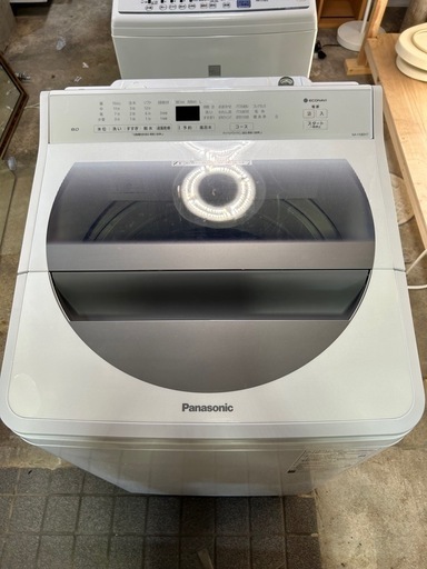 03.洗濯機ーPanasonic 2019年8kg ーNA-FA80H7ー配達可能