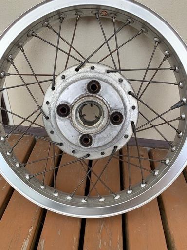 旧CB400F Hリム前後ハブ付き　値下げ
