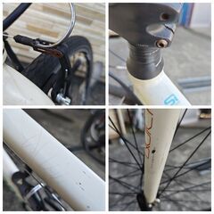 中古自転車 3×8段変速 450MM クロスバイク軽整備済み 防犯登録対応