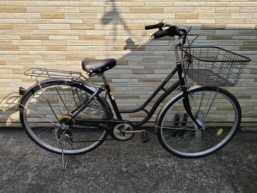 中古自転車 6段変速 27インチ LEDオートライト 軽整備済み 防犯登録対応 町田市 相模原市 MM457