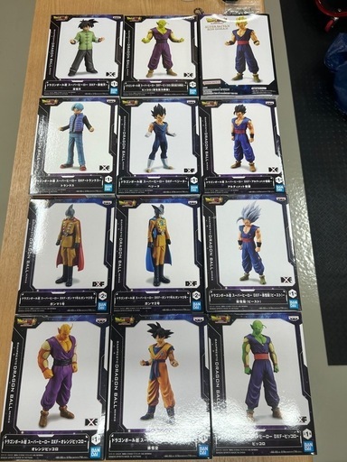 ドラゴンボール　スーパーヒーロー　フィギュア　孫悟空　孫悟飯　ベジータ　ピッコロ　プライズフィギュア　まとめ売り