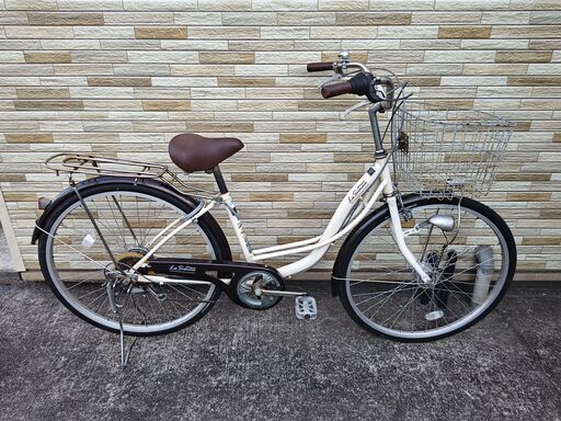 中古自転車 6段変速 26インチ LEDオートライト 軽整備済み 防犯登録対応 町田市 相模原市 MM458