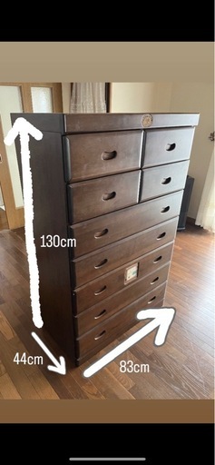 アンティークウッドチェスト