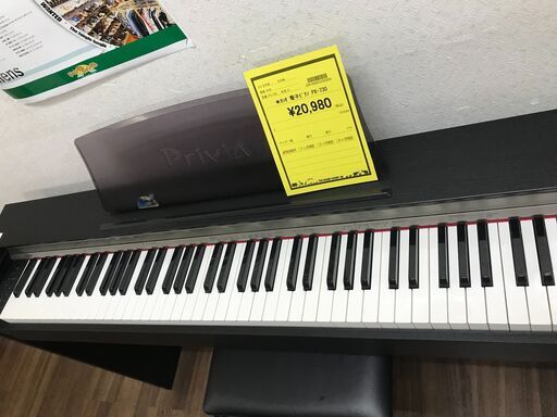 CASIO｜カシオ 電子ピアノ PX-770BK ブラックウッド調 [88鍵盤]  グランドピアノ音　3センサースケーリングハンマーアクション鍵盤II スタイリッシュ 堺市 石津 ジャングルジャングル石津店