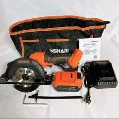 電動丸ノコ 充電式 コードレス 20V PSE認証 刃径125mm 高速回転