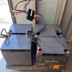 ソーラーパネル24V 250W 2枚 コントローラー デジタル計 ケーブル