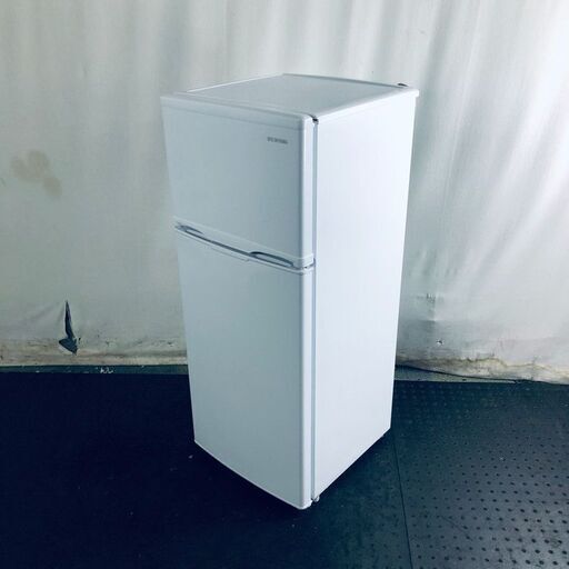 ID:re11084 アイリスオーヤマ IRISOHYAMA 冷蔵庫 一人暮らし 中古 2022年製 2ドア 118L ホワイト 直冷式 右開き IRSD-12B-W  【リユース品：状態A】【送料無料】【設置費用無料】