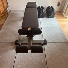 ホームジム　ダンベル　ベンチ　筋トレ　可変ダンベル　　