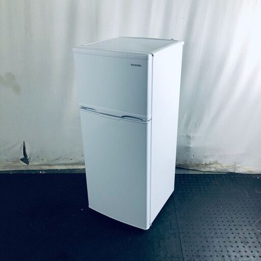 ID:re11085 アイリスオーヤマ IRISOHYAMA 冷蔵庫 一人暮らし 中古 2023年製 2ドア 118L ホワイト 直冷式 右開き IRSD-12B-W  【リユース品：状態A】【送料無料】【設置費用無料】