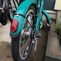 [10/16 まで,もう海外に行く予定]ブリヂストン ベガス BRIDGESTONE VEGAS E.X 20インチ　小径車（ミニベロ）　コバルトグリーン VEG03T 1C96CF0