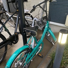 [10/16 まで,もう海外に行く予定]ブリヂストン ベガス BRIDGESTONE VEGAS E.X 20インチ　小径車（ミニベロ）　コバルトグリーン VEG03T 1C96CF0