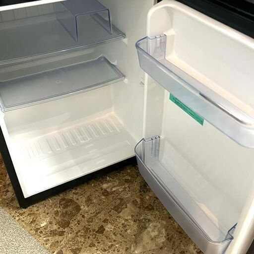 Haier冷蔵庫JR-N100C 2ドア冷蔵庫（黒）Haier ハイアール JR-N100C 98L