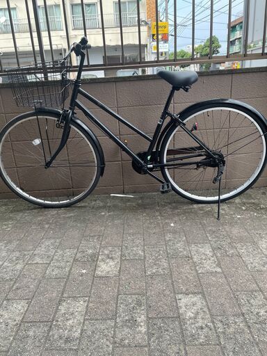 リサイクルショップどりーむ荒田店 No1491 自転車　シティサイクル　２７インチ　乗りやすいフラットハンドルタイプ♪　通勤通学にも♪