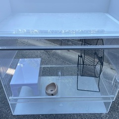 小動物用アクリルケージ