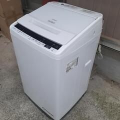日立　全自動洗濯機　ビートウォッシュ　2020年　7㎏　BW-V70EE7