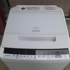 日立　全自動洗濯機　ビートウォッシュ　2020年　7㎏　BW-V70EE7