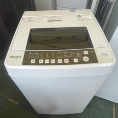 リサイクルサービス八光】2018年製 ハイセンス 5．5kg全自動洗濯機 HW 