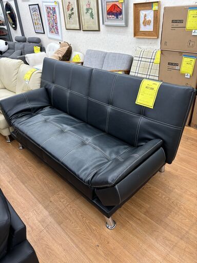 ☆ジモティー割引有☆ソファベッド