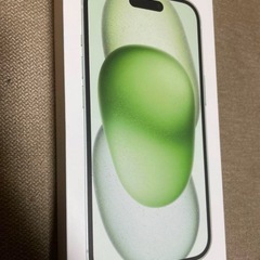 売れました。iPhone15 グリーン新品未使用　128GB