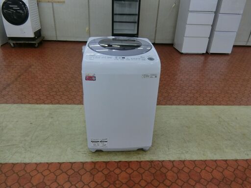 ID 535480　洗濯機8K　シャープ　２０２１年　ES-GV8E-S