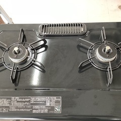 美原店 都市ガス用 ガステーブル  Paloma IC-S37DX-2L 2023年製 左強火 幅56cm ブラウン系 パロマ ガスコンロ ガス台