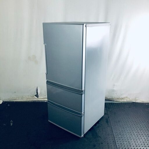 ID:rg219630 【自社配送エリア内限定】アクア AQUA 冷蔵庫 ファミリー 中古 2016年製 3ドア 272L シルバー ファン式 右開き AQR-271E(S)  【リユース品：状態B】【送料無料】【設置費用無料】