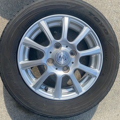 軽自動車用　13インチ　アルミホイール　タイヤ　４本セット　残り溝あり　ワゴンR ライフ　ムーブ　など