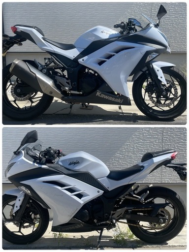 低走行 ニンジャ250 白 ex250l