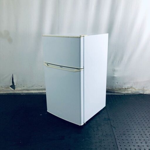 ID:rg219635 ハイアール Haier 冷蔵庫 一人暮らし 中古 2019年製 2ドア 85L ホワイト 直冷式 右開き JR-N85C  【リユース品：状態C】【送料無料】【設置費用無料】