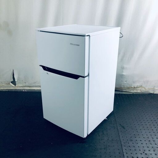 ID:rg219637 ハイセンス Hisense 冷蔵庫 一人暮らし 中古 2018年製 2ドア 93L ホワイト 直冷式 右開き HR-B95A  【リユース品：状態B】【送料無料】【設置費用無料】