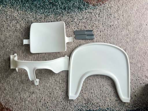 ストッケ STOKKE トリップトラップ  ベビーセット　トレイ　テーブル　白