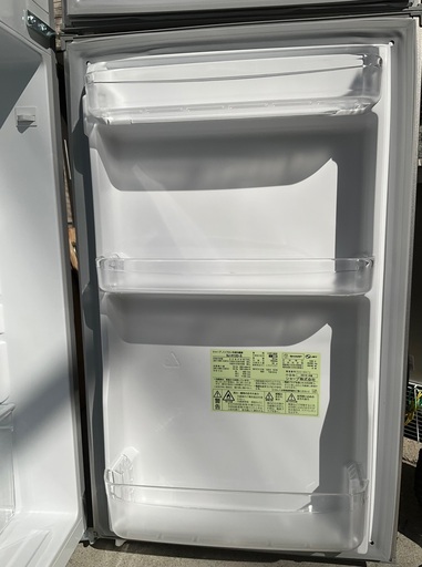 2ドア冷凍冷蔵庫/SJ-H12D-S/中古品/2018年製/当社より近隣無料配達！ ほぼ新品 Bluetooth内蔵 CD - その他