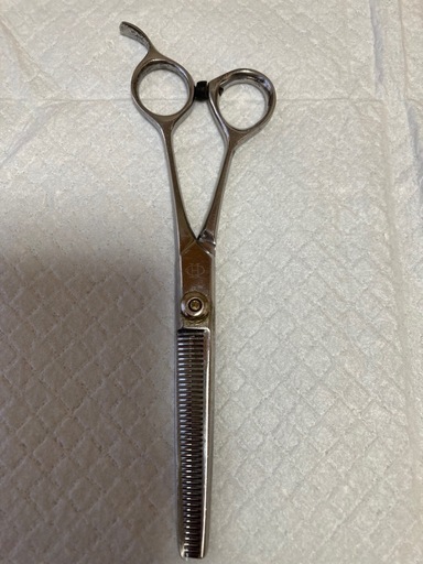 プロ用トリミングシザー×4 トリミングシザー YS-6014（スキ60％ 14目