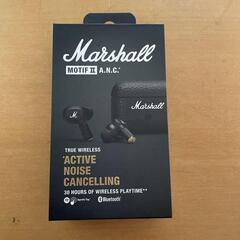 Marshall Official ノイズキャンセリング完全ワイヤレスイヤホン Motif Ⅱ A.N.C. ブラック 連続再生30時間/Qi充電対応/通話対応 【国内正規品】