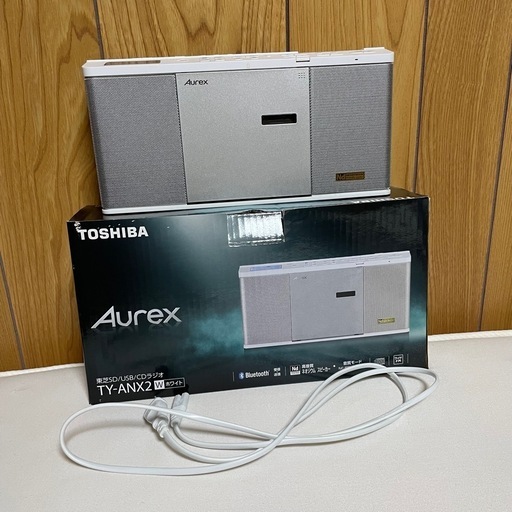 TOSHIBA 東芝 SD USB CDラジオ ホワイト TY-ANX2