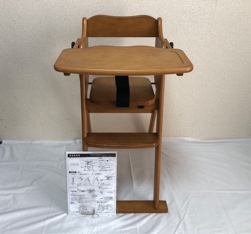 ニトリ　木製ハイチェアー　ﾊｲﾁｪｱ ﾊﾛｰﾀﾞｲｱﾘｰST5-LBR