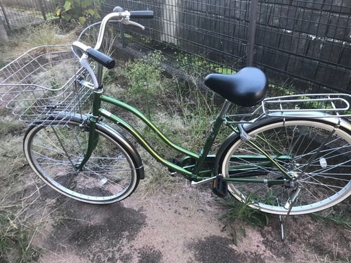 自転車　26インチ　ライトグリーン　 \n