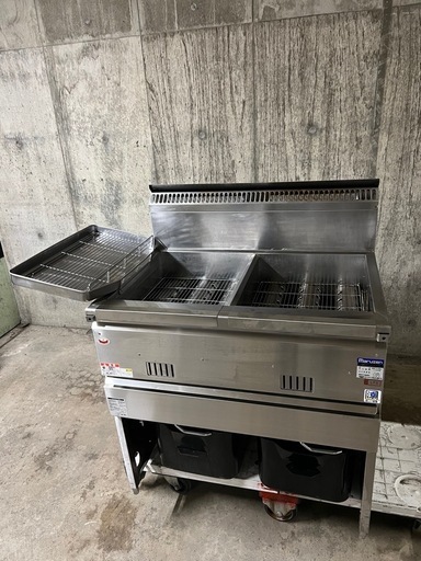 二槽式フライヤー 北海道内送料無料！美品