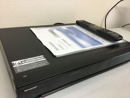 R2564) SHARP 中古 シャープ BD-W1800W [ブルーレイディスクレコーダー HDD1TB ダブルチューナー 無線LAN内蔵 ホワイト AQUOS 2015年製! その他家電 店頭取引大歓迎♪ R2564) SHARP 中古 シャープ BD-W1800W [ブルーレイディスクレコーダー