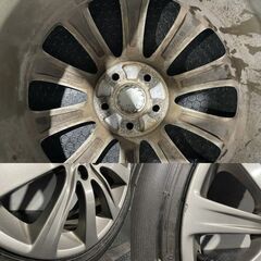 【GOODYEAR ICENAVI7 215/50R17】スタッドレス【SUBARU インプレッサ 純正ホイール 17インチ 7J5HPCD100+55】　(MTS249)クレジットカード QRコード決済可能