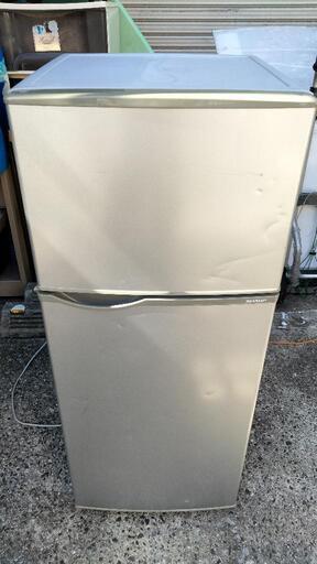 シャープ　ノンフロン冷蔵庫　118L  SJ-H12Y-S      2015年度製