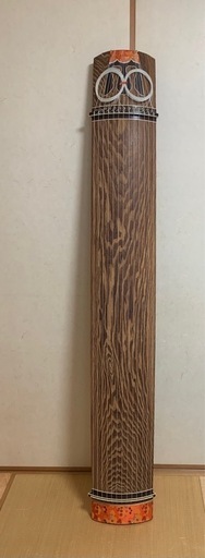 箏 13弦 上級 上角 並甲 すだれ彫 蒔絵 在銘あり