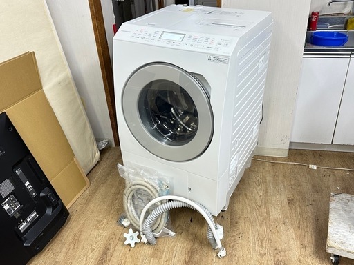⭐️激安価格⭐️▲ Panasonic パナソニック ドラム式電気洗濯乾燥機 NA-LX127BL 2022年製 ホワイト ホース付