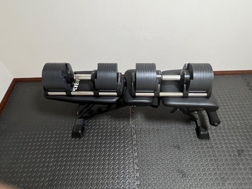フレックスベル 32kg 2kg刻み ベンチ、ジョイントマット、懸垂マシンセット