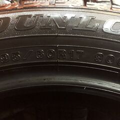 DUNLOP WINTER MAXX WM02 195/60R17 17インチ スタッドレス 4本 バリ溝 ライズ ロッキー 60プリウス レックス等　(KTN179) 