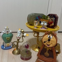 レア 美女と野獣 フィギュア 置き物 ディズニーランド