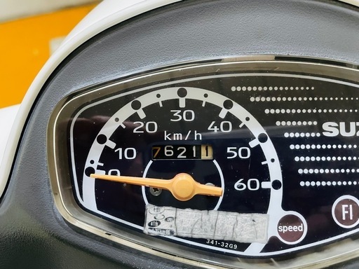 7621 km ★始動動画あり★ スズキ　レッツ4　CA45A　原付 7621 km ☆始動動画あり☆ スズキ レッツ4 CA45A 原付