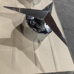 トラック用ホイルスピナー 一文字型 ホイールスピンナー 1セット 2個 19.5インチ 3穴 4穴 兼用